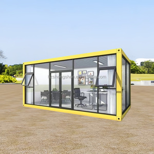 Restaurantes de comida rápida Tiendas emergentes Contenedor de acero prefabricado Varillas Ruedas Al Aire Libre Pequeñas tiendas móviles Villa Panel sándwich - Product Image 3