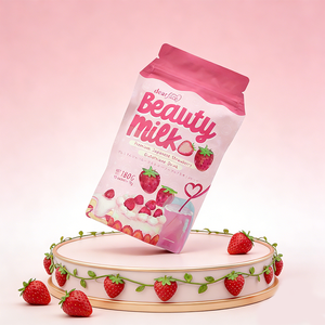 Susu Kecantikan Glow Milk Bubuk Instan Kolagen Pemutih Kulit Teh <span class=keywords><strong>Glutathione</strong></span> COQ 10 Astaxanthin Gluta Glow Milk Minuman - Product Image 1