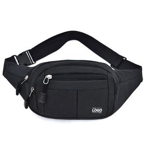 Riñonera cruzada personalizada para hombre y mujer, bolsa de cintura grande con correa ajustable para correr, hacer senderismo y viajar - Product Image 1