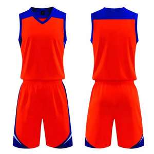 Uniforme de basket-ball unisexe, design personnalisé, taille plus, 100% polyester, impression personnalisée, logo personnalisé - Product Image 2