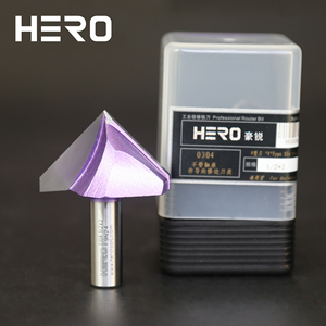 Anh Hùng Carbide Tipped rắn <span class=keywords><strong>TCT</strong></span> <span class=keywords><strong>CNC</strong></span> <span class=keywords><strong>Router</strong></span> bits phay Cutter với 3 sáo cho MDF và playwood - Product Image 6