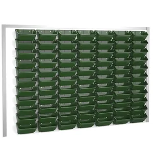 잔디 야외 식물 화분 잎 꽃 벽 녹색 정품 수직 정원 플라스틱 화분 화분