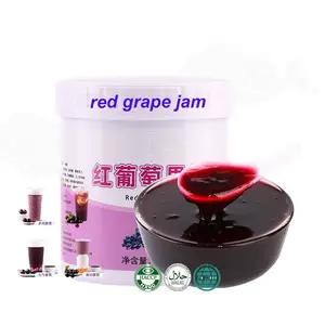 Sobremesa Loja Ingredientes Geléia De Uva Vermelha De Frutas Purê De Frutas Concentrado Geléia De Uva Com Polpa De Frutas Real Feita Na China