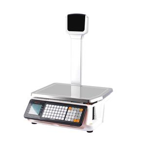 Báscula electrónica con IA Veidt Weighing RLS1515 de 30 kg Fresh Base Plus, caja registradora con impresora de etiquetas RLS1515 - Product Image 2