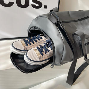 Hot Selling Round Gym Bag with Dry-Wet Separation Multi-functional Waterproof Travel Duffel Bag Hand <b>Carry</b> Sport Pack - Product Image 5