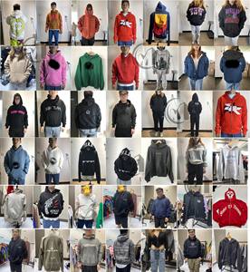 Felpa con Cappuccio Personalizzabile con Strass e Ali, Zip Integrale, in Cotone Pesante Nero - Product Image 6