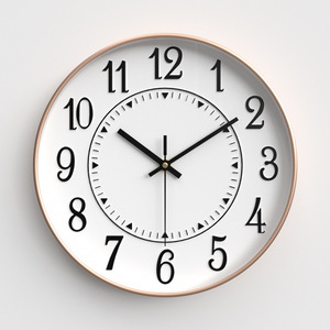 นาฬิกาแขวนผนังควอตซ์พลาสติกสไตล์โมเดิร์นมินิมอลขนาด 30 ซม. หน้าปัดเดียว ดีไซน์อาร์ตเดโค เงียบสงบ เหมาะสำหรับตกแต่งบ้าน <span class=keywords><strong>ราคา</strong></span> OEM/ODM - Product Image 5