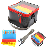 Seau à appâts multifonctionnel en EVA Portable Fishing Shoulder Strap Tackle Boxes Spoon Tackle Box Storage Eva Bucket