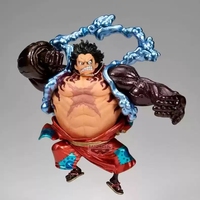 Figura Coleccionable de PVC de Monkey D. Luffy, Licenciada por Banpresto, Decoración de Escritorio, Regalo para Entusiastas del Anime