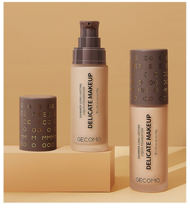 Fond de teint liquide longue durée GECOMO 24h, hydratant, correcteur, <span class=keywords><strong>crème</strong></span> <span class=keywords><strong>BB</strong></span> pour peaux sèches - Product Image 1