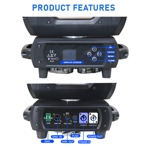 إضاءة متحركة شاربي بيم 380 مع تحكم DMX512 وعجلات ألوان وبريزما مقاومة للماء للأعراس والحفلات - Product Image 4