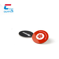 Impression de logo sur mesure, taille personnalisée, étiquette/autocollant NFC anti-métal 13,56 MHz NTAG213 / NTAG215 / NTAG216