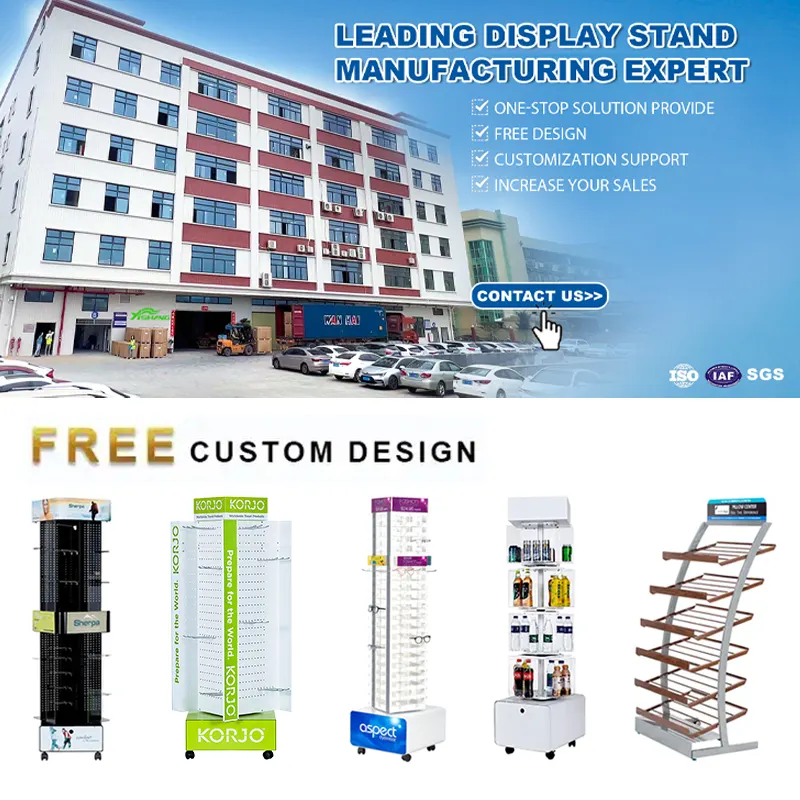 Customized Floor Stand Pocket Rotating Sturdy Durable Magazine Holder Display Racks Wire Greeting Card Displays Rack