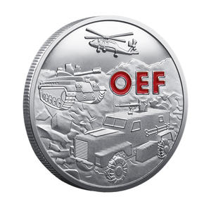 Moneda Conmemorativa 3D de Metal Plateado con Elementos de Bandera <span class=keywords><strong>Nacional</strong></span>, Versión Doble en <span class=keywords><strong>Oro</strong></span> y Plata, Decoración de Escritorio, Regalo Empresarial - Product Image 6