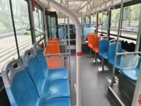 Bus Urbain à Plancher Bas 100% Électrique Conçu Exclusivement pour l'Exportation, Capacité de 72 Passagers