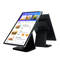 Pantalla táctil de Pc Industrial de 18,5 "para Control y visualización Restaurante de comida rápida Monitor de pedido Pantalla táctil