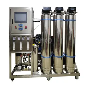 Machines commerciales de traitement de l'eau Purification Acier inoxydable 6000GPD 1000LPH Osmose inverse avec CE