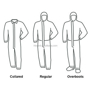 Combinaison jetable non tissée microporeuse pour la peinture, le nettoyage et le laboratoire - Product Image 3