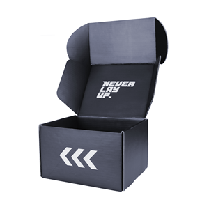 Boîtes d'expédition pliantes en carton ondulé en papier recyclé avec logo personnalisé imprimé en gros, emballage de marque avec revêtement UV - Product Image 3