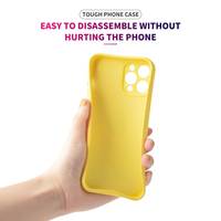 Coque de téléphone portable en TPU pour Xs avec anneau lumineux et support en plastique (Style Ins)