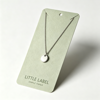 Étiquettes porte-colliers en papier multi-usages personnalisées pour les boutiques en ligne et en ligne-physique – Cartes de présentation de colliers pour merchandising