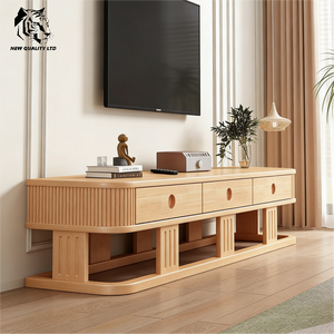 china factory <b>low</b> cost customize in stock natural style Eco-Friendly <b>TV</b> Sideboard for Living Room Bedroom Newest Wood <b>TV</b> Cabinet - Product Image 1