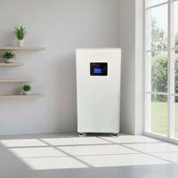 Batterie solaire domestique empilable 20 kWh Lithium-Ion 48 V avec onduleur bidirectionnel 10-20 kW, compatible vente sur réseau et recharge VE, CAN, IP65