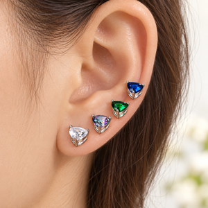 Pendientes triangulares para mujer, diseño geométrico, accesorios para las orejas de uso diario - Product Image 2