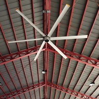 Ventilador Industrial HVLS de 14 pies de Ahorro Energético, Enfriamiento Silencioso para Espacios Grandes