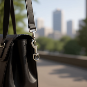 Moschettone in metallo ILAN 20mm x 65mm per tracolla borsa 1pz - Product Image 2