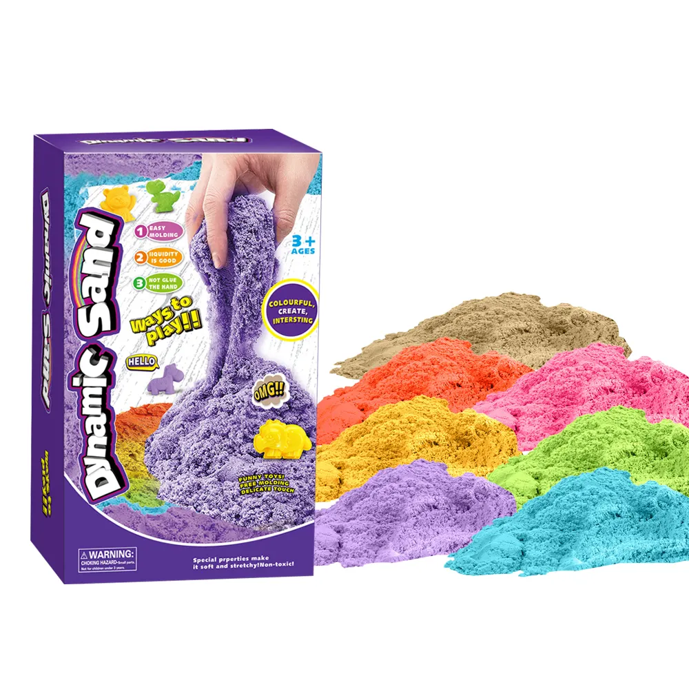 Hot Selling DIY lustige Kinder pädagogische ungiftige DIY 1KG Magic Space Sand für Kinder