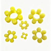 Élastomère en forme de fleur de prunier MT, insert en PU pour accouplement ML utilisé dans les pompes et les convoyeurs