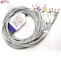 Câble ECG compatible GE Marquette, 10 fils, connecteur banane DB15, pour câble ECG MAC 1000