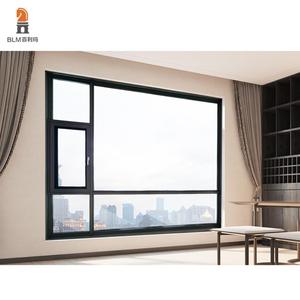 Thiết kế hiện đại đôi tráng men Khuôn Cửa Sổ Khung nhôm kính cường lực louver Rèm cho nhà bếp khách sạn sử dụng nhà Máy Giá - Product Image 5