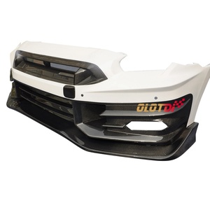 OLOTDI Nouveau Kit Carrosserie Style TS en Fibre de Carbone + FRP, Diffuseur de Pare-chocs Avant et Spoiler pour GT-R35 (2008-2023) – Modèle 2024 à Fixation par Vis – Carbone - Product Image 6