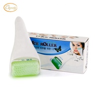 Rouleau de massage en silicone vert argenté anti-âge et anti-ridules pour le visage, le corps et la tête – Vente chaude