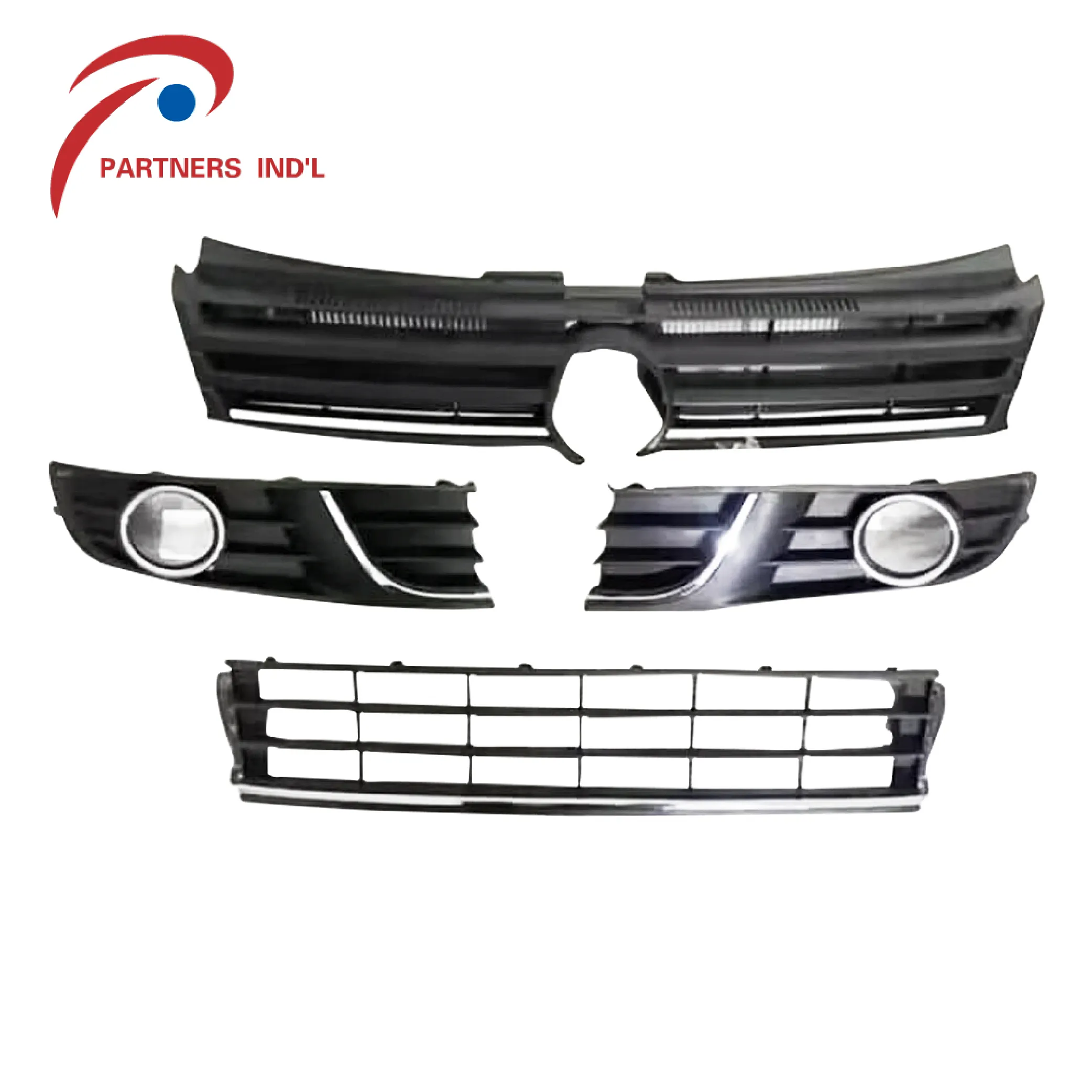 ZPARTNERS exterior component fog light frame front grille Car Exterior Accessories for VW polo Hatchback