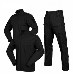 Conjunto de 3 piezas de camuflaje DF22, traje de trabajo transpirable para todas las estaciones, pantalones textiles negros - Product Image 1