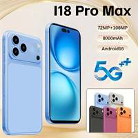 Nouveau modèle 2026 – Smartphone débloqué 18 Pro Max 4G 5G avec écran OLED 120Hz, appareil photo 108MP, 16 Go + 1 To, double SIM, Octa Core, Android 15