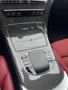 สำหรับรถยนต์เมอร์เซเดส-เบนซ์ ซี-คลาส จีแอลซี-คลาส รุ่น W205 AMG ชุดแต่งคาร์บอนไฟเบอร์ แผงคอนโซลกลาง แผงหน้าปัดภายใน ทดแทนอะไหล่เดิม - Product Image 6