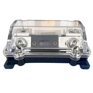 Portafusibili display tensione trasparente Auto impermeabile <span class=keywords><strong>ANL</strong></span> portafusibili cavo di alimentazione Audio per Auto - Product Image 1