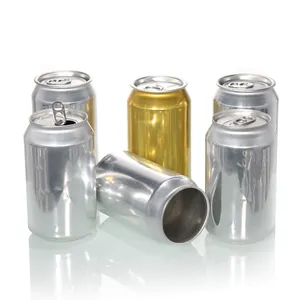 Bebidas de aluminio 200Ml 350Ml Latas de bebidas Bpa Free Slim Can Latas de aluminio elegantes a granel