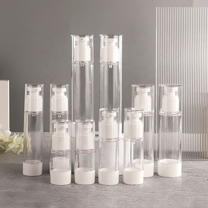 Cosmetic Packing Skincare Premium <b>Dispensing</b> 15ml 30ml 50ml 80ml 100ml AS Vacuum Airless <b>Pump</b> Lotion Plastic <b>Bottle</b> - Product Image 1