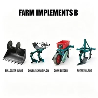 Tracteurs multifonctionnels de type chenillé diesel avec lame à sillons et roue de désherbage pour le travail de labour des terres agricoles