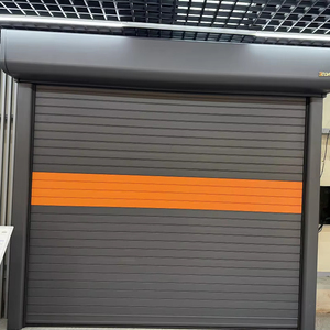 Puerta enrollable de gama alta Villa Seguridad Diseño personalizado Puerta automática de rulamiento - Product Image 1