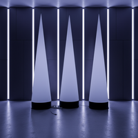 Cônes gonflables en tissu Oxford, colonne gonflable avec éclairage LED pour la décoration d'événements, de mariages et de fêtes