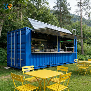 حاوية متعددة الوظائف لمقهى وبار مع مطبخ مجهز بالكامل بتصميم حاوية شحن - Product Image 1