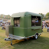 Remorque de Food Truck Cuisine Mobile pour Hot-dogs, Glaces, Burgers – En Promotion avec Équipement Complet