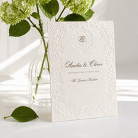 Cartes de menu personnalisées pour mariage, cartes de menu découpées sur mesure, cartes de programme de mariage pour la décoration de table de dîner de mariage