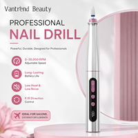 Vantrend Beauty Professionele Nagelboor 35000RPM Draadloos Oplaadbaar voor Acrylnagels Salon Gebruik OEM ODM Manicure Pedicure Set